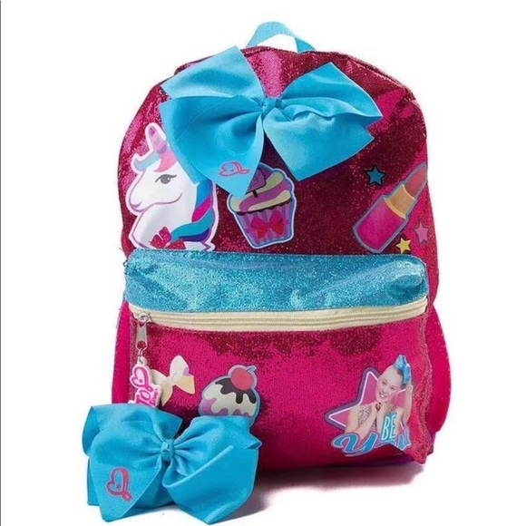 Last 1 JOJO SIWA BACKPACK, BOW, Lunch Box Set 🎁 - Picture 2 of 8